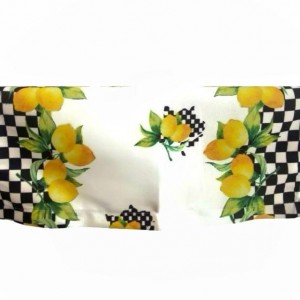 Pivoine Lemon Checker Patterned Runner