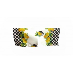 Limon Desenli Runner Dama Pivoine
