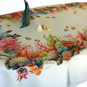 Mercan  Desenli Masa Örtüsü  Mercan  Desenli Masa Örtüsü