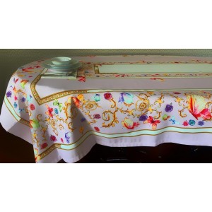Pivoine Kintsugi Patterned Tablecloth