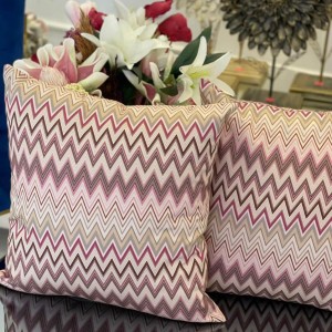 Pivoine Zigzag Patterned Cushion Cover (2 Pieces) Pivoine Zigzag Patterned Cushion Cover (2 Pieces)
