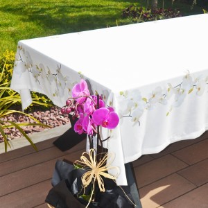 Orkide Desenli Masa Örtüsü Pivoine  Orkide Desenli Masa Örtüsü Pivoine
