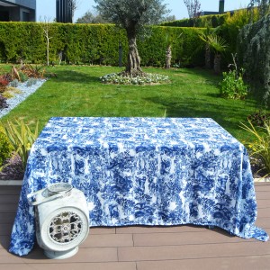 Blue Leon Masa Örtüsü Pivoine Blue Leon Masa Örtüsü Pivoine