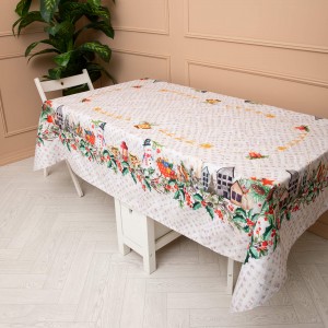 Yılbaşı İçin Masa Örtüsü Kokina Çiçek Konseptli Pivoine  Yılbaşı İçin Masa Örtüsü Kokina Çiçek Konseptli Pivoine