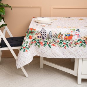 Yılbaşı İçin Masa Örtüsü Kokina Çiçek Konseptli Pivoine  Yılbaşı İçin Masa Örtüsü Kokina Çiçek Konseptli Pivoine