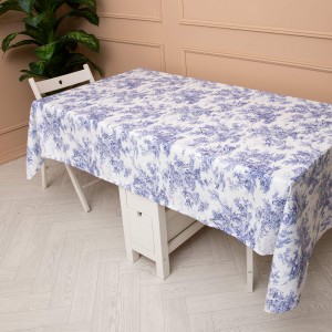 Pivoine Blue Nature Tablecloth Pivoine Blue Nature Tablecloth
