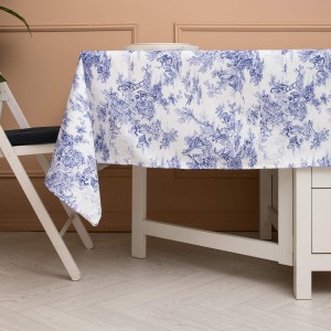 Pivoine Blue Nature Tablecloth Pivoine Blue Nature Tablecloth