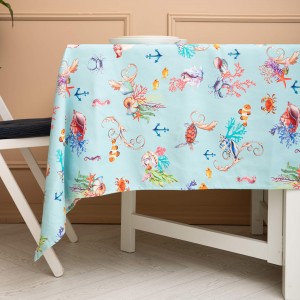 Pivoine Ocean Patterned Tablecloth Pivoine Ocean Patterned Tablecloth