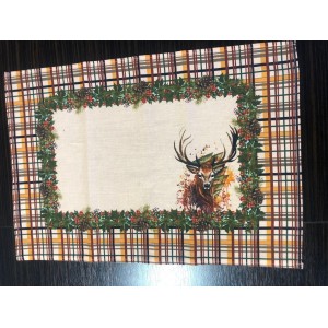 Yılbaşı Temalı Amerikan Servis (100% Keten)